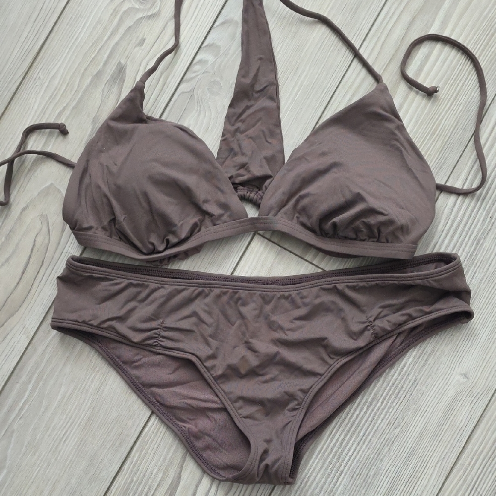 O'Neill Huntington Saltwater Solids Bikini Set